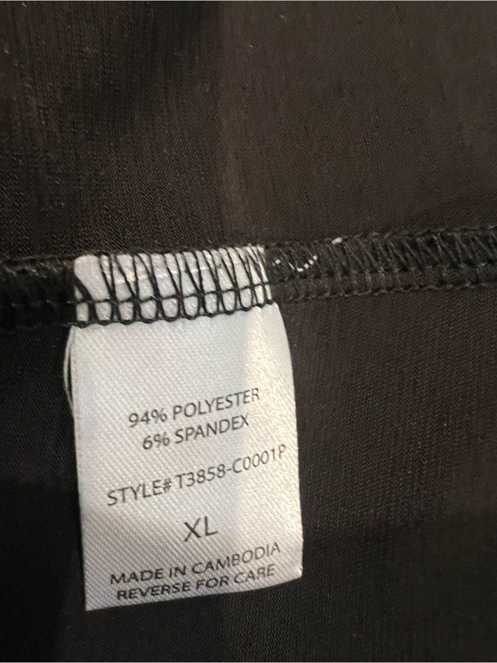 Sleeveless Pleat Front Tank Top - Charcoal - Picture 4 of 5